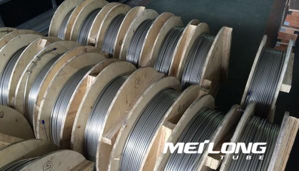 Stainless Steel 316L Capillary Metal Hydraulic Tubing 3/8 '' OD x 0.065 '' WT