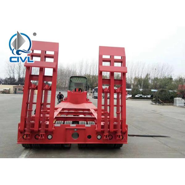 Four Double Air Chamber 4 Axles Semi Trailer Trucks