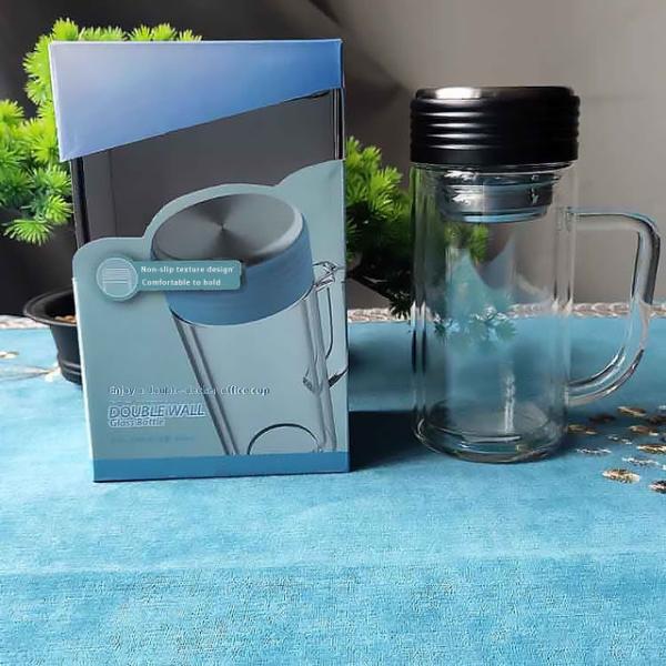 Normal Empty Vacuum Insulated Glass Sublimation Water Bottle with Customized Branding