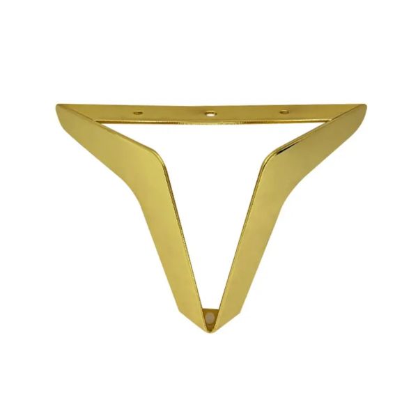 Customizable Size V-shaped Hot Metal Furniture Black Gold Sofa Coffee Table Legs Furniture Accessories