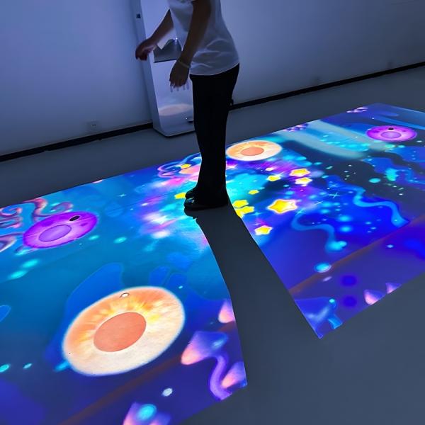 Mobile All-in-One Interactive Ground Projection Machine