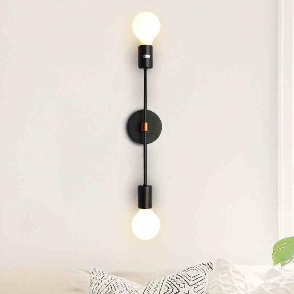 Creative Bedside Iron Double Head LED Wall Lamps Bedside lamp (WH-VR-17）