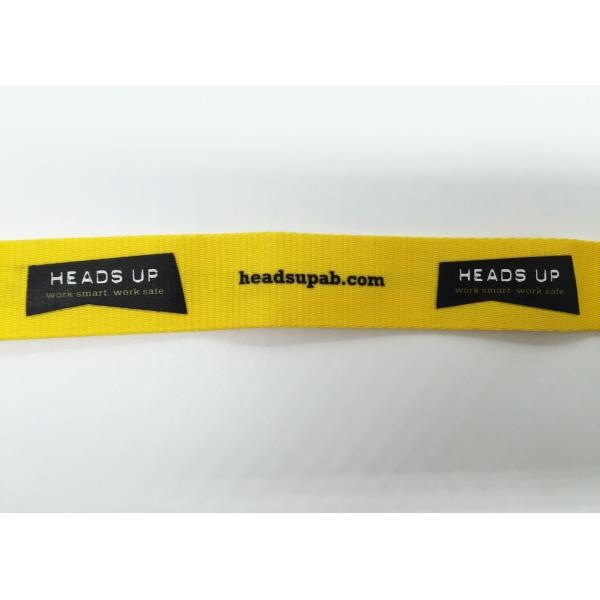 2cm Wide Silk Screen Lanyards / Safety Lanyards For ID Badges