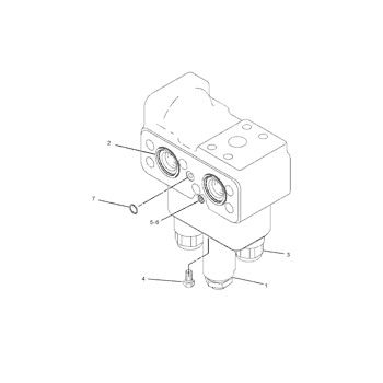 116-3526 1163526 Гидравлический электромагнитный клапан для TQ E320b E322b E322c