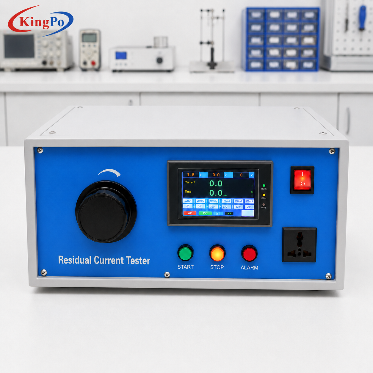 IEC 61009-1 Compliant Residual Current Device Tester for Tripping Current and Time Test with Type A Phase Angle Testing