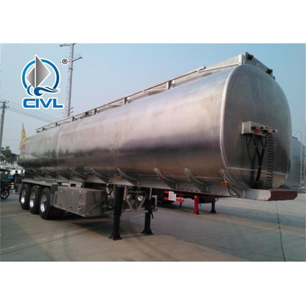 60CBM Oil Tanker Semitrailer Three-axle Fuel Tanker Semi-trailer aluminum semi trailer