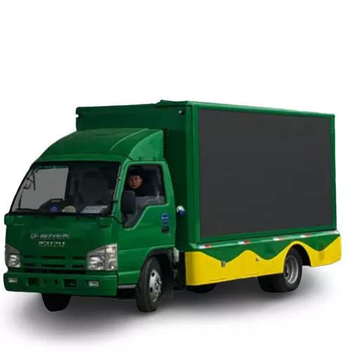 Mobile Digital LED Billboard Truck P4 P5 P6 4x2 Traction System Outdoor