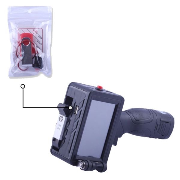 Intelligent Electric Handheld Inkjet Printer Small Multi Color Paper Plastic Printer Remote Monitoring for Printing Production
