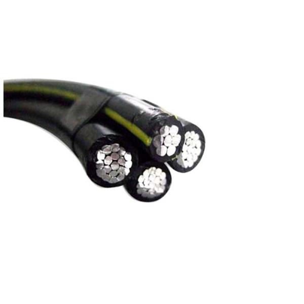 линия Триплекс кабель низшего напряжения 0.6/1КВ надземная кабеля АСТМ Б231 АБК воздушный электрический