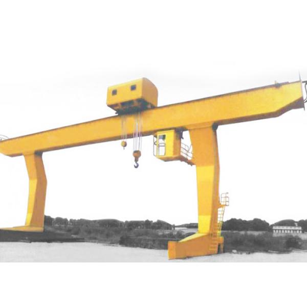 Flexible Operation Overhead Crane Single Girder Unloading Hook Wide View