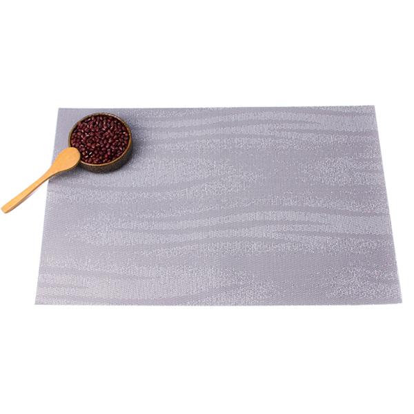 Настраиваемый логотип Приемлемый квадратный пластиковый стираемые ПВХ плацематы для украшения стола