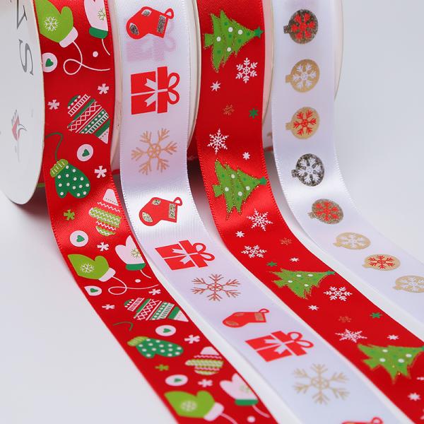 custom logo happy birthday printed satin ribbon for birthday party sashes