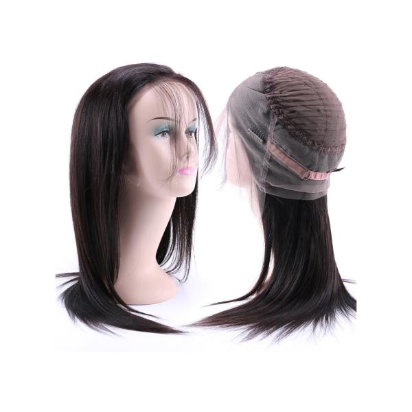 Yaki Straight Brazilian Full Lace Wigs Human Hair Healthy Without Any Chemical Treated