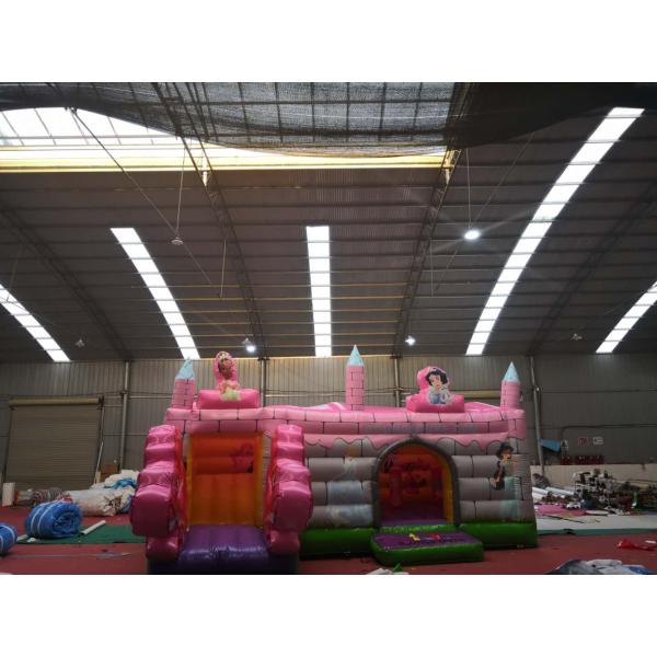 Giant Princess Inflatable Castle Bounce House Waterproof Customized Design