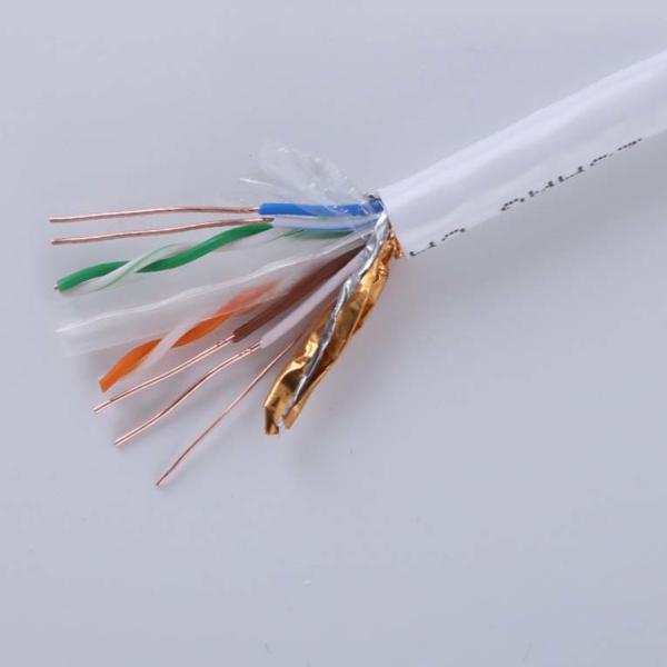 Кабель Lan Cat6 куртки PVC меди 4pair кабеля Lan FTP CAT6 на открытом воздухе на открытом воздухе