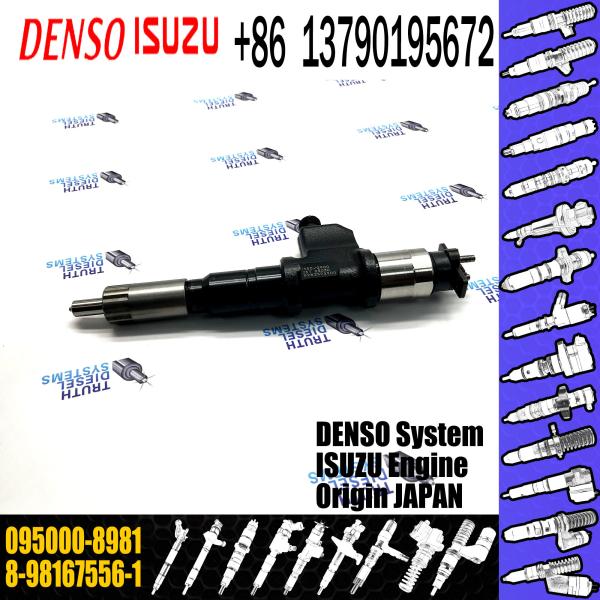 Véritable nouvel injecteur de carburant commun diesel du rail 0950008981 8-98167556-1 095000-5511 095000-8981