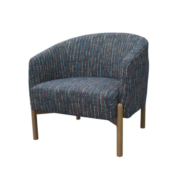 Hampton Inn Approved Commercial Chair Modern Chair for Hotel Lobby Public Area Custom Fabric Hospitality Lounge Armchair