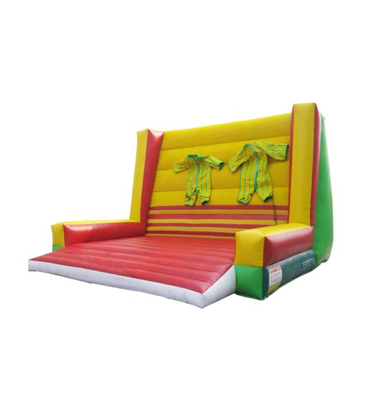 Playful Inflatable Sticky Wall Attraction with Two Suits Included Rock - Climbing Structure for Exciting Challenges