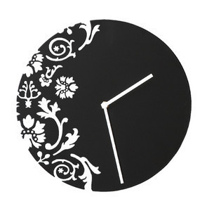 Beautiful Black Acrylic Art Decoration Contemporary Wall Clock SH-33