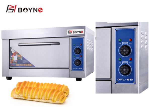 Oven One Deck One Tray elétrico de aço inoxidável completo para o uso de cozimento