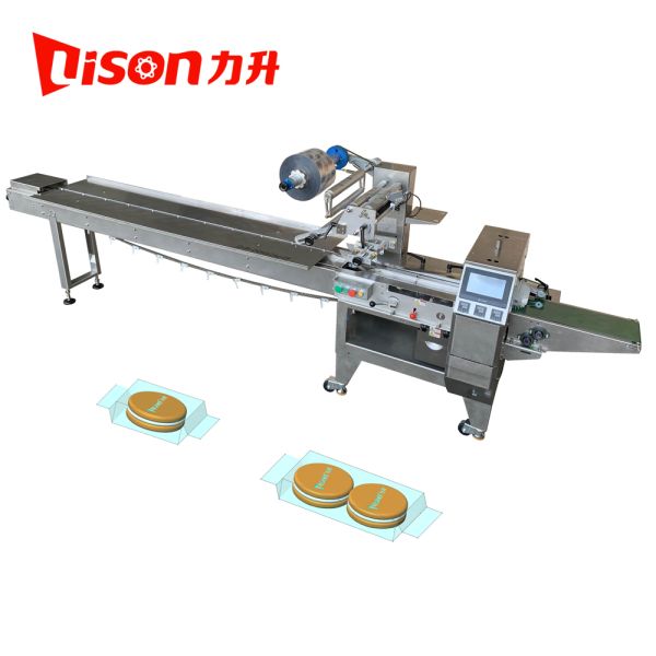 Soda Biscuits Packing Machine High Speed Flow Wrapping Machine 6.5kw