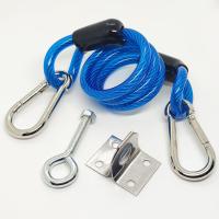 Le revêtement à haute résistance de vinyle a galvanisé le boulon de Lanyard Sling For Automobile Door de ressort de câble