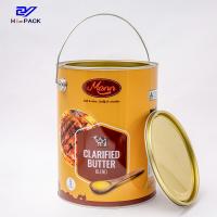 Food Grade 5L Metal Bucket 20L D28cm Food Safe Metal Buckets