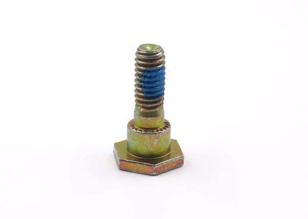 Grade 5 Custom Screws Bolts , Hex Head Shoulder Bolt with Nyloc Nylon Torque Patch