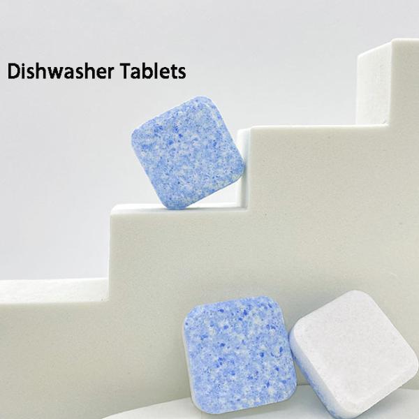 Tablettes de lave-vaisselle biodégradables en forme solide pour le nettoyage à l'eau dure
