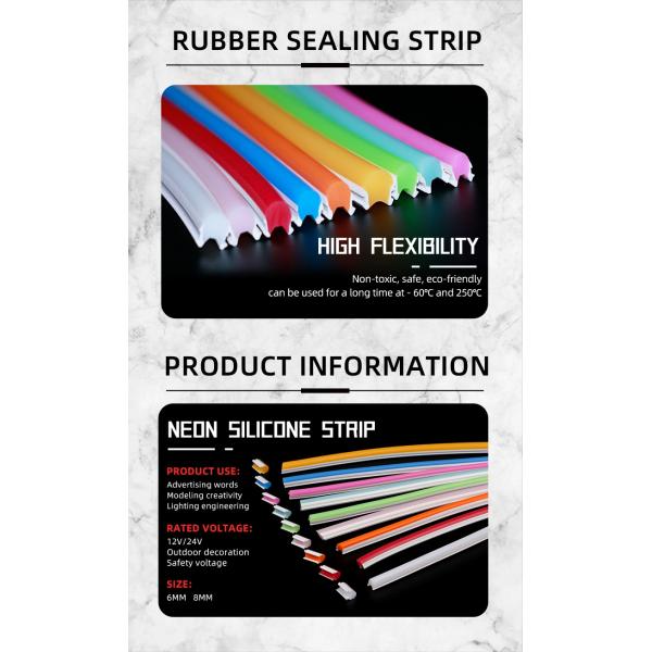 12v/24v/120v/240v светодиодные неоновые полосы режущий розовый / синий кремний для DIY рождественские огни