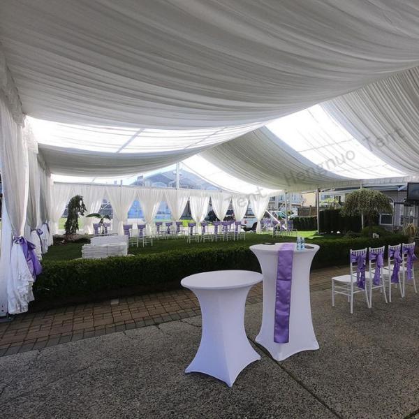 Barraca branca reforçada do partido de Arcum do famoso de alumínio do banquete de casamento