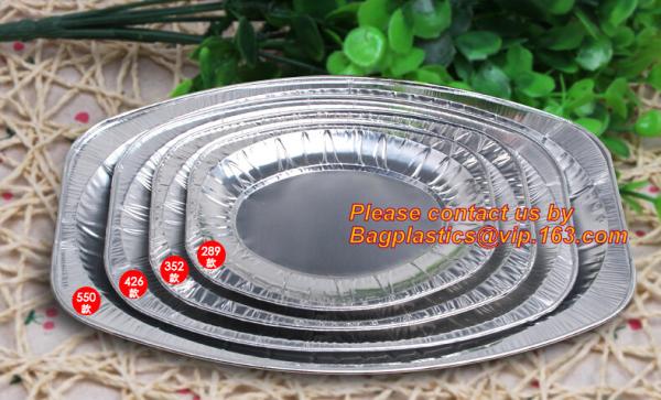 Kitchen Artifact Barbecue Box Aluminum Foil Bowl, Restaurant Anti-Leakage Takeout, Fast Food Container