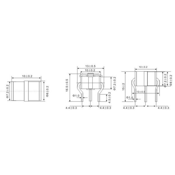 Ceramic 3- Electrode Gas Tube Surge Arrester Transient Voltage Suppressor