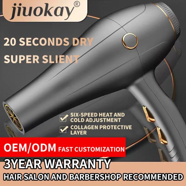 Fast Dry Ionic Hair Blow Dryer 2400W High Power Salon Professional Hair Dryer