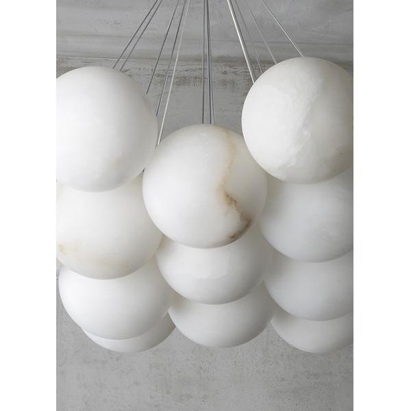 Люстра испанского алебастра меди столовой стиля привесная освещая 100lm/W