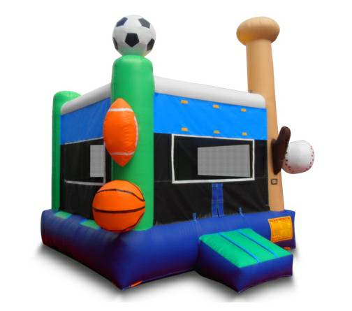Inflatable Bouncer / Inflatable Sport Bouncer 0.55mm PVC tarpaulin bouncer 4x4m