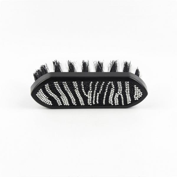 Crystal Bling Horse Grooming Items With Zebra Pattern For Animal Body Cleaning