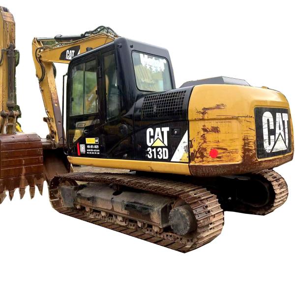 Excavadora mini pesada de segunda mão 313 com válvula hidráulica original