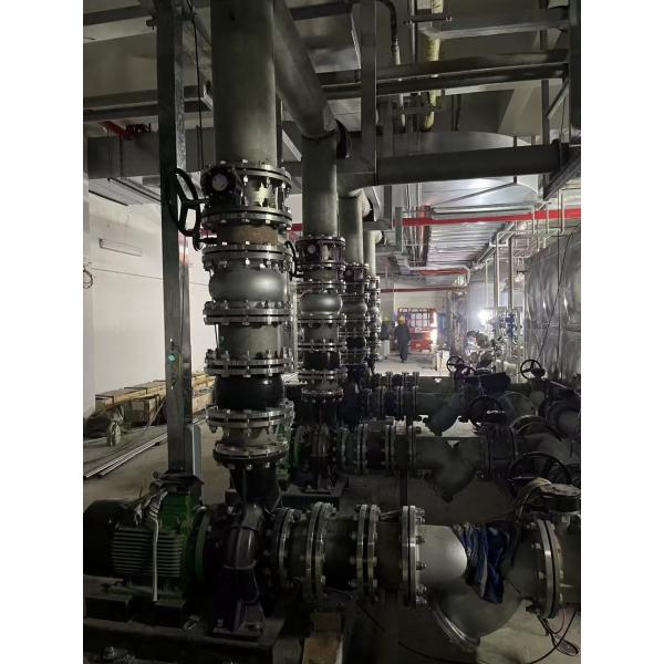 Single Ball Flange Rubber Expansion Joint NBR EPDM Stainless Steel Flange