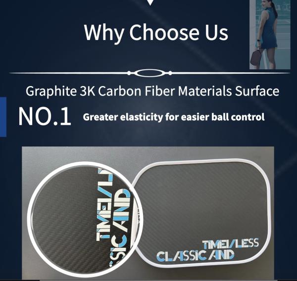 Custom Thermoforming Pickleball Paddle 16mm Thickness with USAPA Standard Certificate