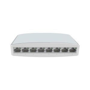 8-port 10/100M Ethernet switch with 1.6Gbps switching capacity for reliable