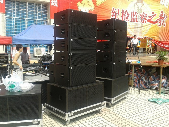 Pro Sound Equipment Church Line Array Speaker Dual 12 Inch Theater Audio