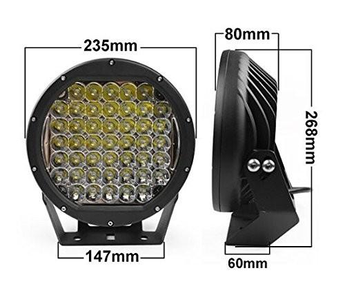 4x4 10 225W Led Driving Lights , 6000K 4WD Recover Led Off Road Lights