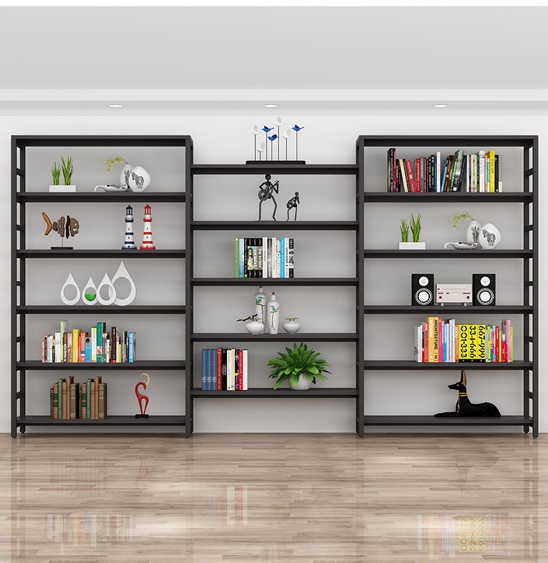5-Layer Minimalist Design Aluminum Freestanding Display Shelves Supermarket Aisle & Corner Retail Shelf Dividers Home Furniture