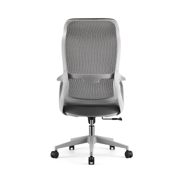 Adjustable Height Computer Desk Chair with Ergonomic Design Swivel Base and Durable PP Materials for Office Comfort