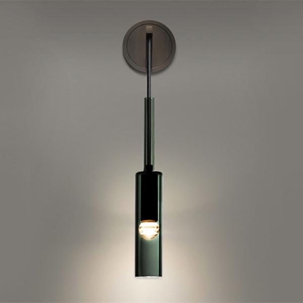 Copper Crystal Wall Lamp Creative Glass Bottle Design Parlor Bedroom Bedside led lamp (WH-OR-51)