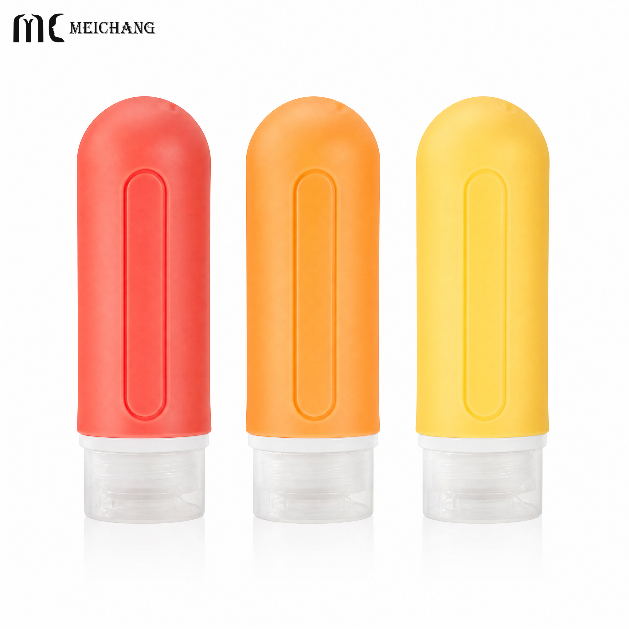 89ml Refillable Capsule Silicone Travel Bottle Set(MC-1419)