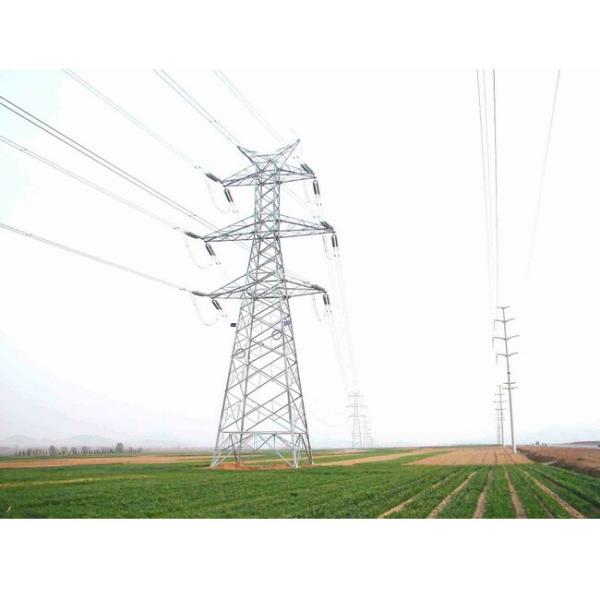 10kv - linha de transmissão 700kv torre de aço do ângulo