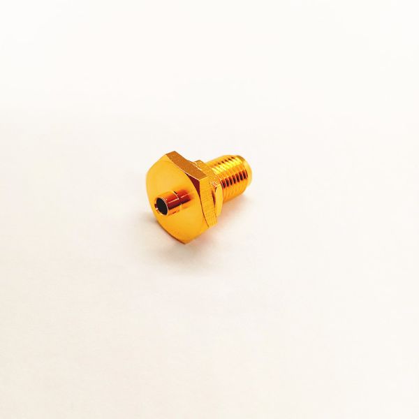 DC-18GHz Stainless Steel 4 Hole Flange SMA Connector for RF Coaxial Applications