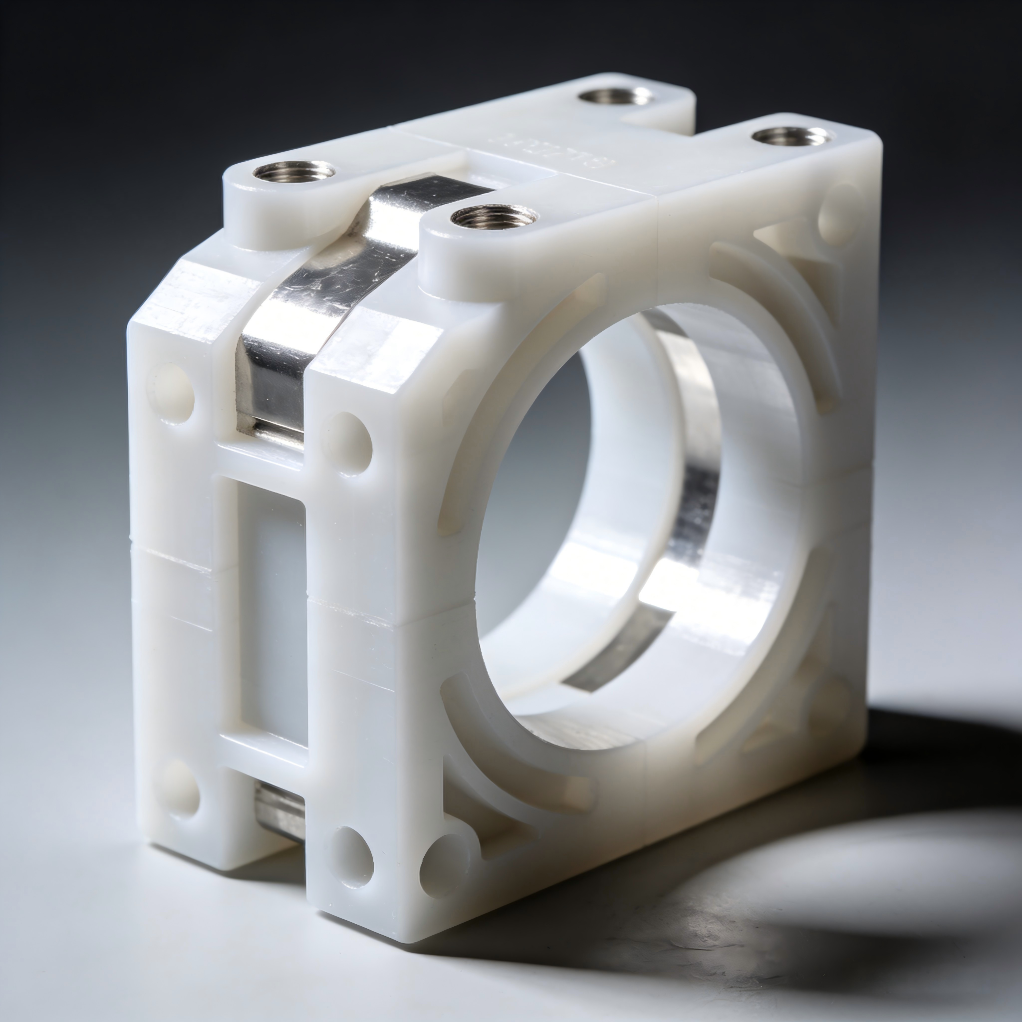 Nylon Custom CNC Plastic Parts Customizable For Electronics Industry